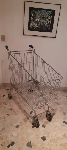 Carrinho de compras para supermercado, usado