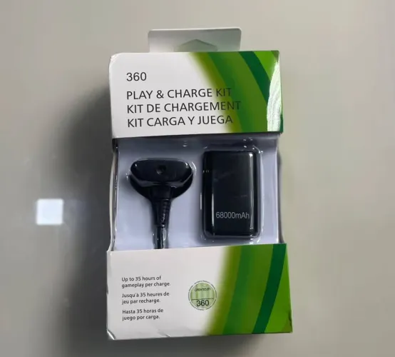 Kit Carregador e Jogue Xbox 360