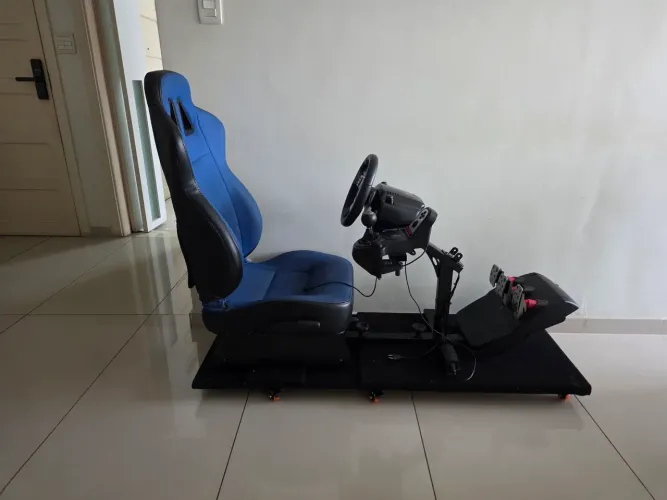 Cockpit + volante + pedais + câmbio 