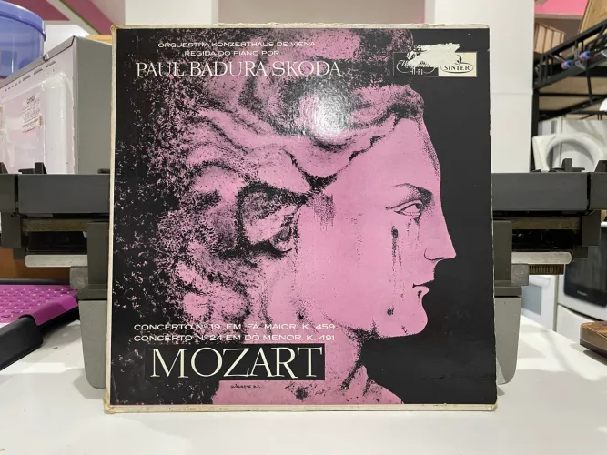 Disco de Vinil Mozart Concerto N 19 e 24