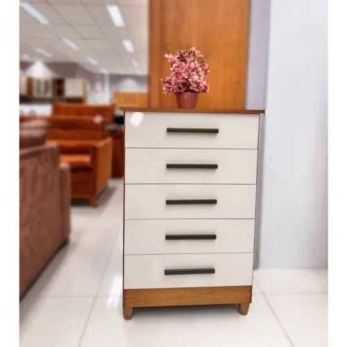 Cômoda Paola com 5 Gavetas- Entrega Rápida