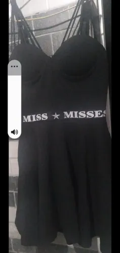 Vestido preto "Miss Misses"