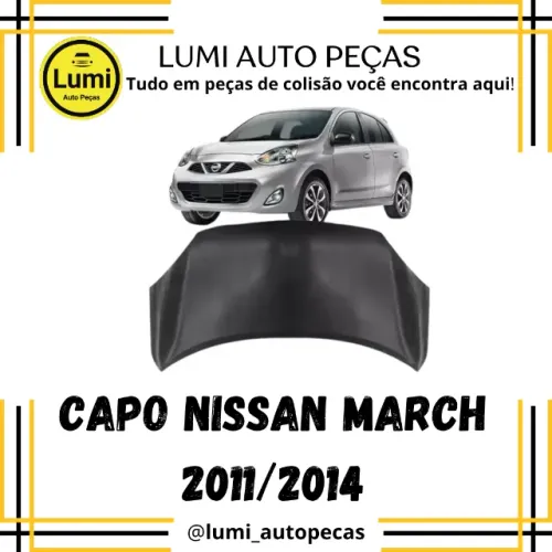 Capo Nissan March 2011/2014 - NOVO 
