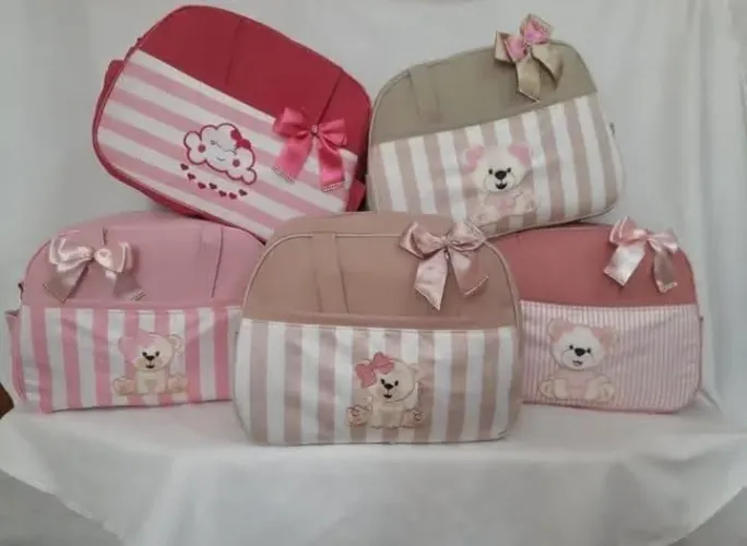 Kit Bolsa Infantil / Maternidade 7 Peças 
