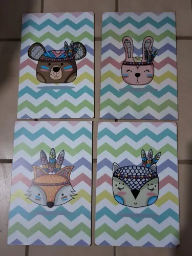 Quadros decorativos quarto de bebe crianca coloridos
