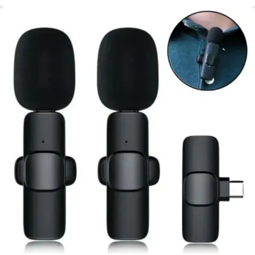 Microfone sem Fio Alta Qualidade para Celular e Câmera
