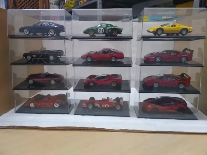 Lote Da Coleção Eaglemoss Ferrari Escala 1/43 12 Unidades (Usado)