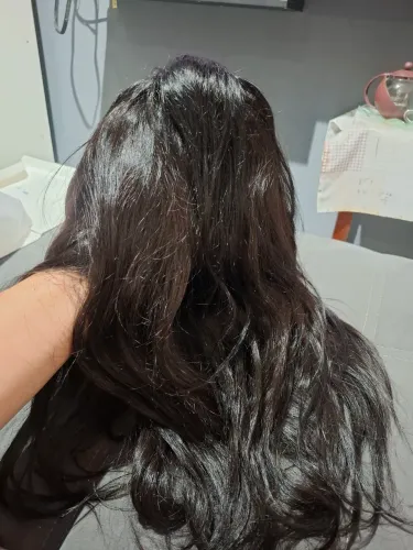 Lace  cabelo humano, usada uma única vez 