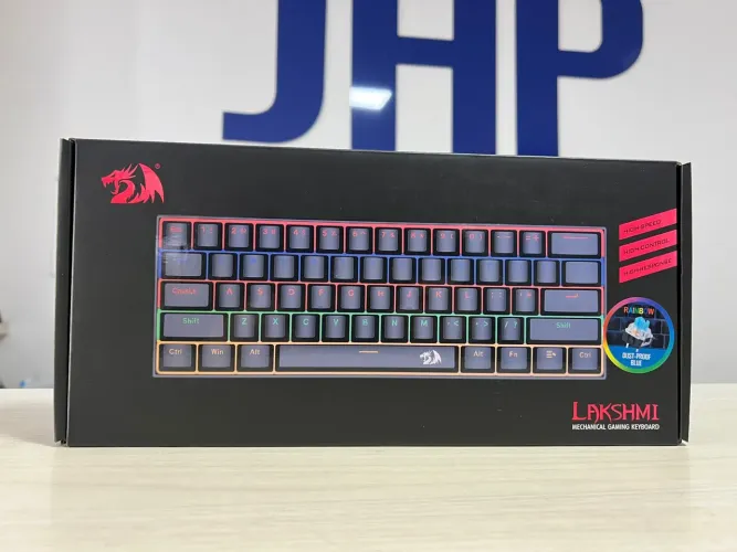 Teclado Mecânico Gamer Redragon Lakshmi 60% Switch Azul - Parcela sem juros, Loja Física
