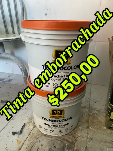 Tinta Emborrachada Technocolor 16L - $250,00