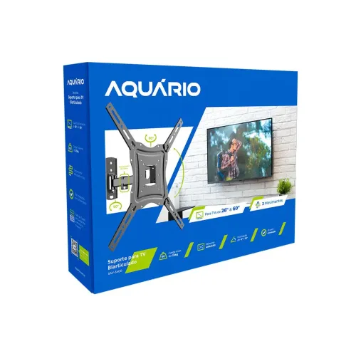Suporte para TV Biarticulado Aquário SAV-3400