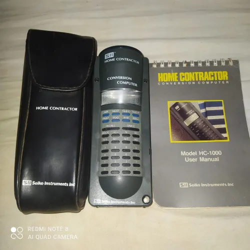 Trena eletrônica Ultrassom e calculadora científica - HC-1000 - Seiko Instruments