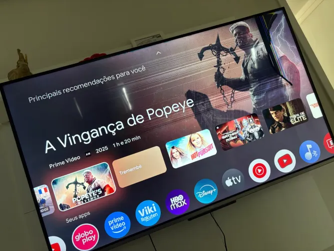 Smart tv 55 TCL 55P725 com defeito na tela