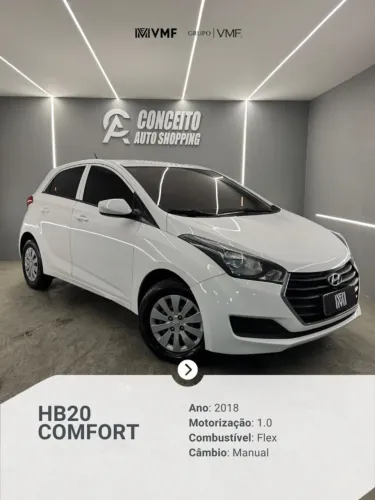 Hyundai HB20 Comf./c.plus/c.style 1.0 Flex 12V 2018