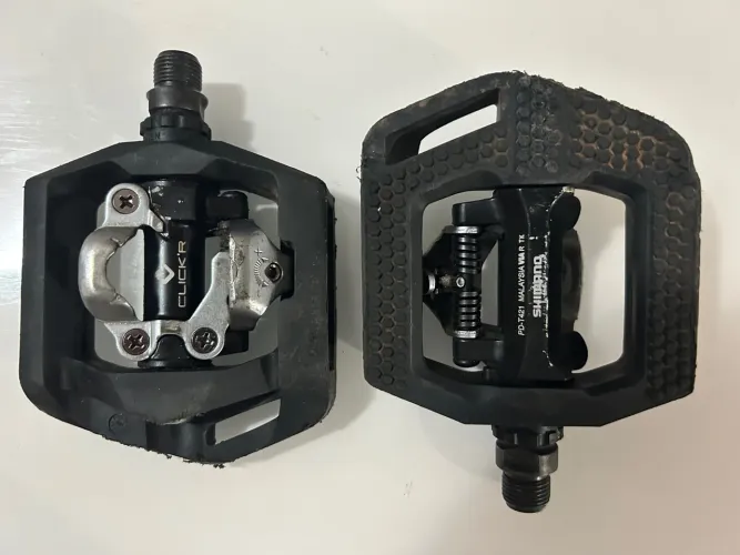 Pedal shimano híbrido