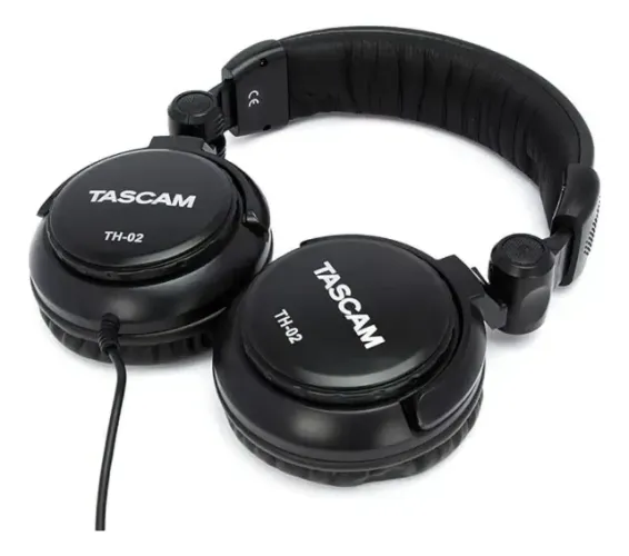 Fones de ouvido de estúdio Fone Tascam Th-02-b