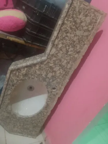 Pia  de mármore para banheiro 