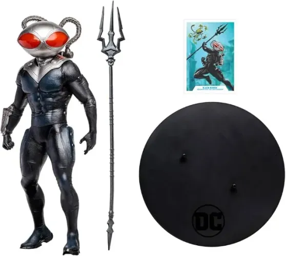 Estatua Figura Boneco McFarlane 12" Filme Aquaman 2  Black Manta 31 CM DC Comics