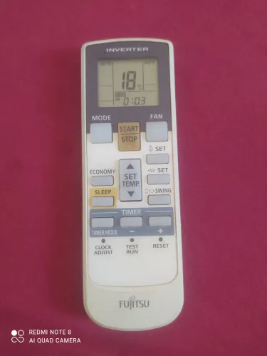Controle de ar-condicionado FUJITSU 