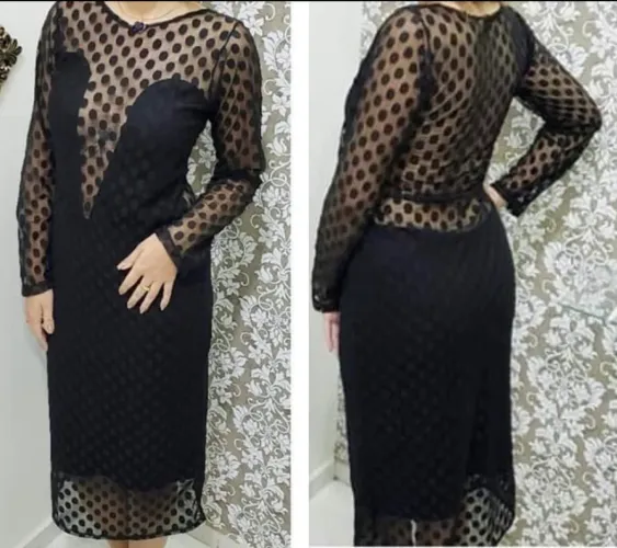 Vestido M serve ate um 42 decotado sem bojo
