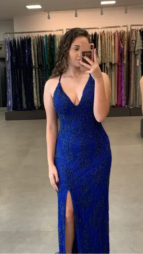 Vestido azul Marinho