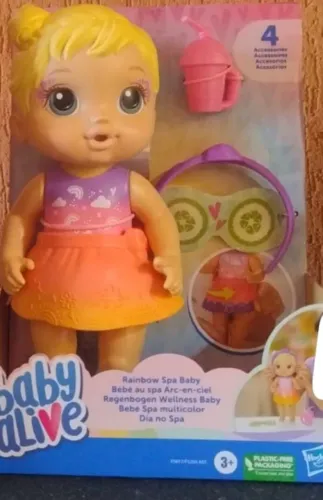 Boneca Baby Alive dia no spa