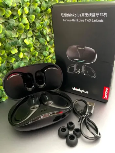 Fone de ouvido sem fio original Lenovo novo lacrado
