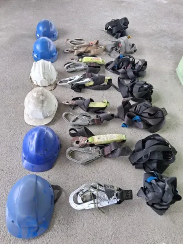 Cinto de Segurança Paraquedista com Talabarte Duplo Lote ou Unidade com Capacete