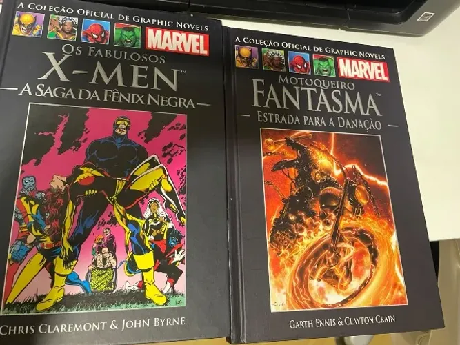 Kit com 2 livros - X-men (a saga da Fênix negra) e Motoqueiro fantasma