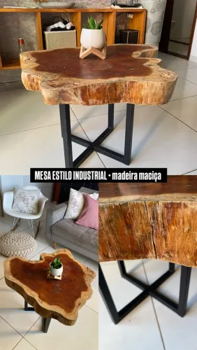 MESA ESTILO INDUSTRIAL