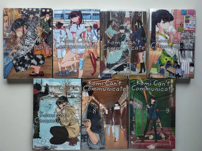 Komi Can't Communicate - Lote Vol 3 ao 9 (Lacrado) em Inglês