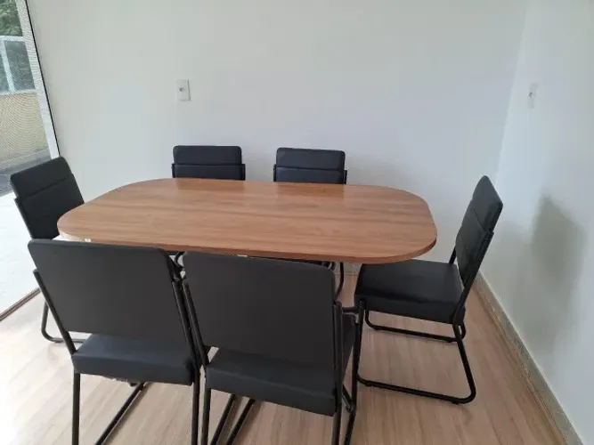 Mesa escritório com 6 cadeiras