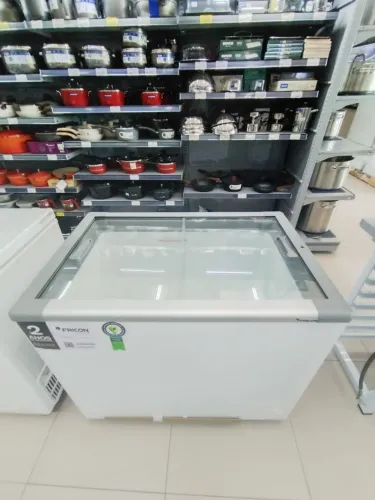 Freezer Horizontal Dupla Ação 311 Litros Tampo De Vidro Com Iluminação De Led Fricon