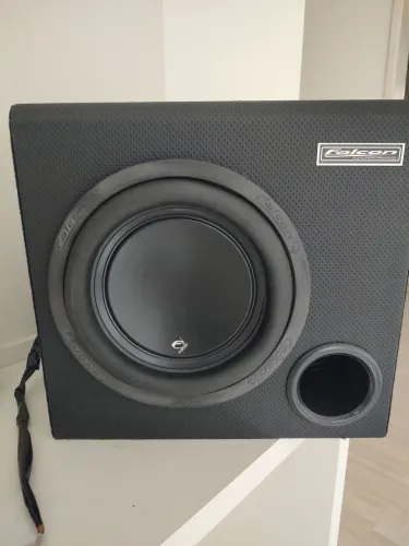 Caixa selada subwoofer automotivo