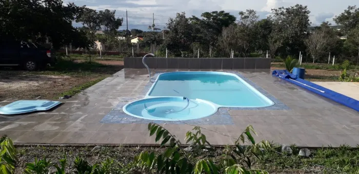 Piscina de fibra 7 x 3.50