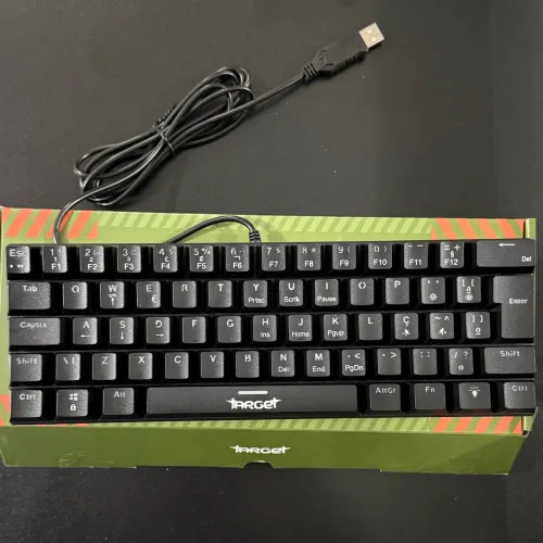 Teclado Mecânico Gamer Sherman V3 C1 Rainbow ABNT2