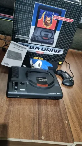 Mega drive 2017 na caixa com camiseta comemorativa raridade 