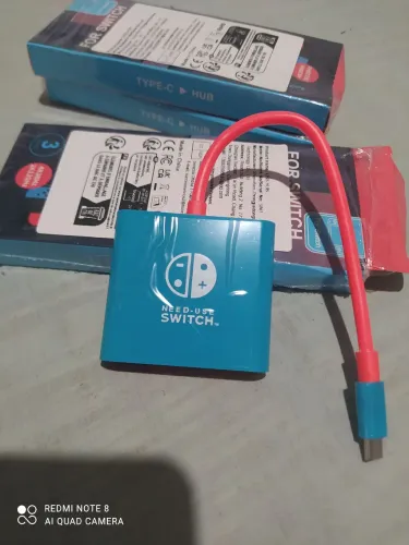 Mini dock pra Nintendo Switch 1 (Nova)