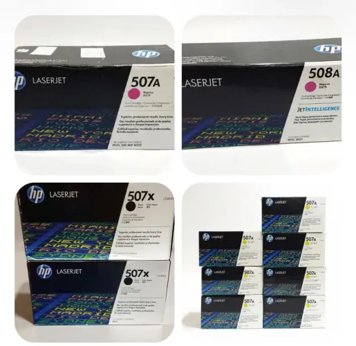 Toners HP Originais Lacrados 507A 507X 508A Lote Completo