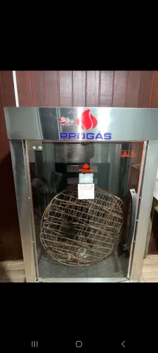 Máquina Assadora de Frango Progás 70kg Completa com mais itens pera começar seu negócio