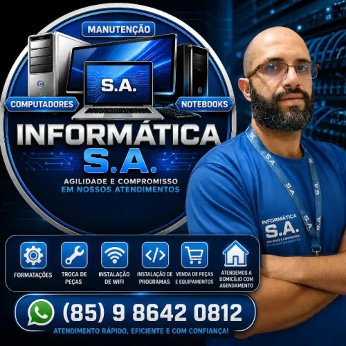 Manutenção em Computadores, Notebooks e Internet