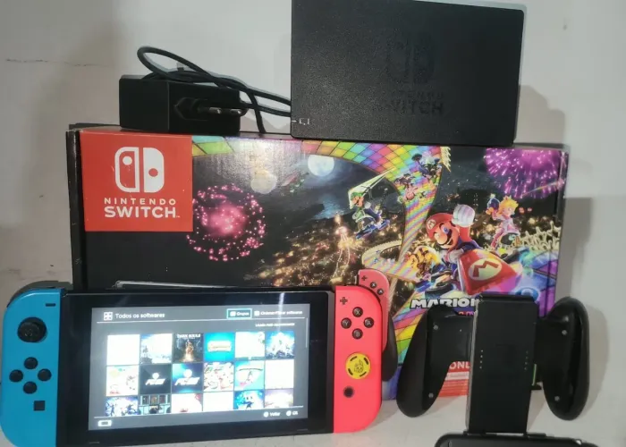 Nintendo Switch V2!!! Com jogos em MIDIA física!!! Leia a descrição