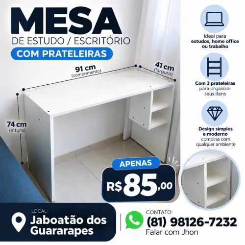 ? MESA DE ESTUDO / ESCRITÓRIO ?