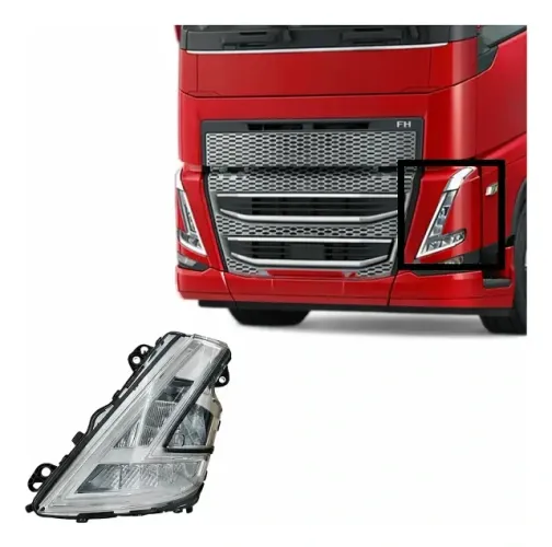 Farol Principal Volvo Fh 2022 Em Diante Led Lado Esquerdo