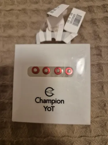 Botões Champion YOT prata