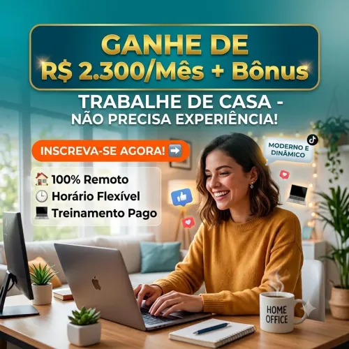 Vaga Home Office - Sem Experiência 