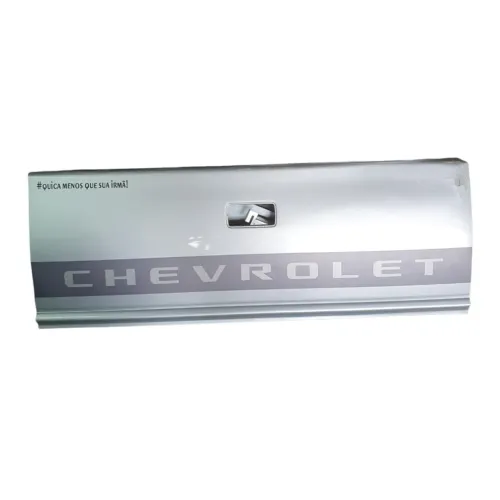 Tampa Traseira Chevrolet S10 2.4 2008 C/detalhes Prata Prata