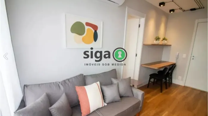 Apartamento 1 dormitório, 30m², mobiliado para locação - Campo Belo - São Paulo/P