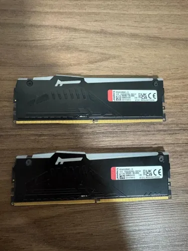 Memória RAM Kingston Fury Beast RGB 32GB (2x16GB) DDR5 6000MHz - Impecável - Faço Envio