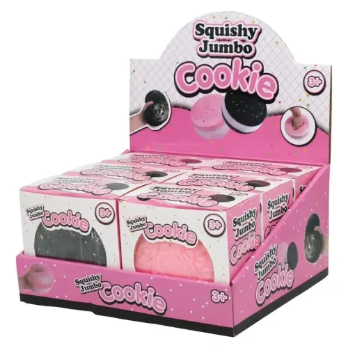 Squishy Jumbo Cookie brinquedo antiestresse em formato de biscoito gigante